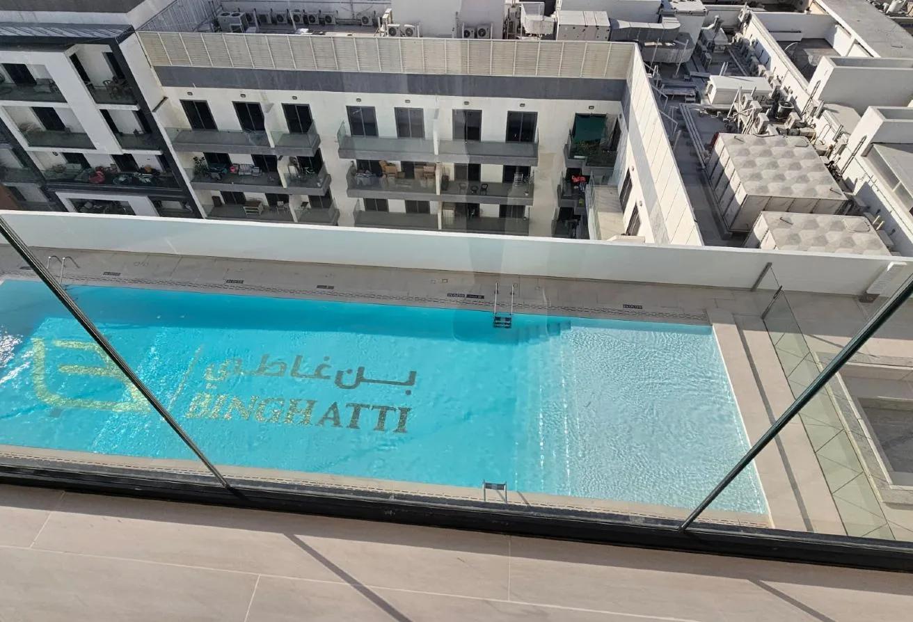 Binghatti Gardenia JVC — rooftop swimming pool