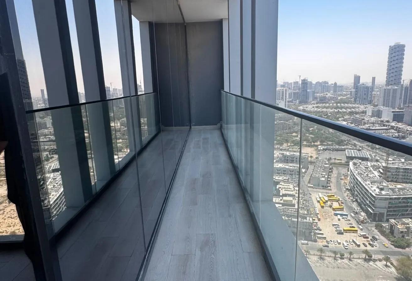 Bloom Towers JVC — balcony with city view