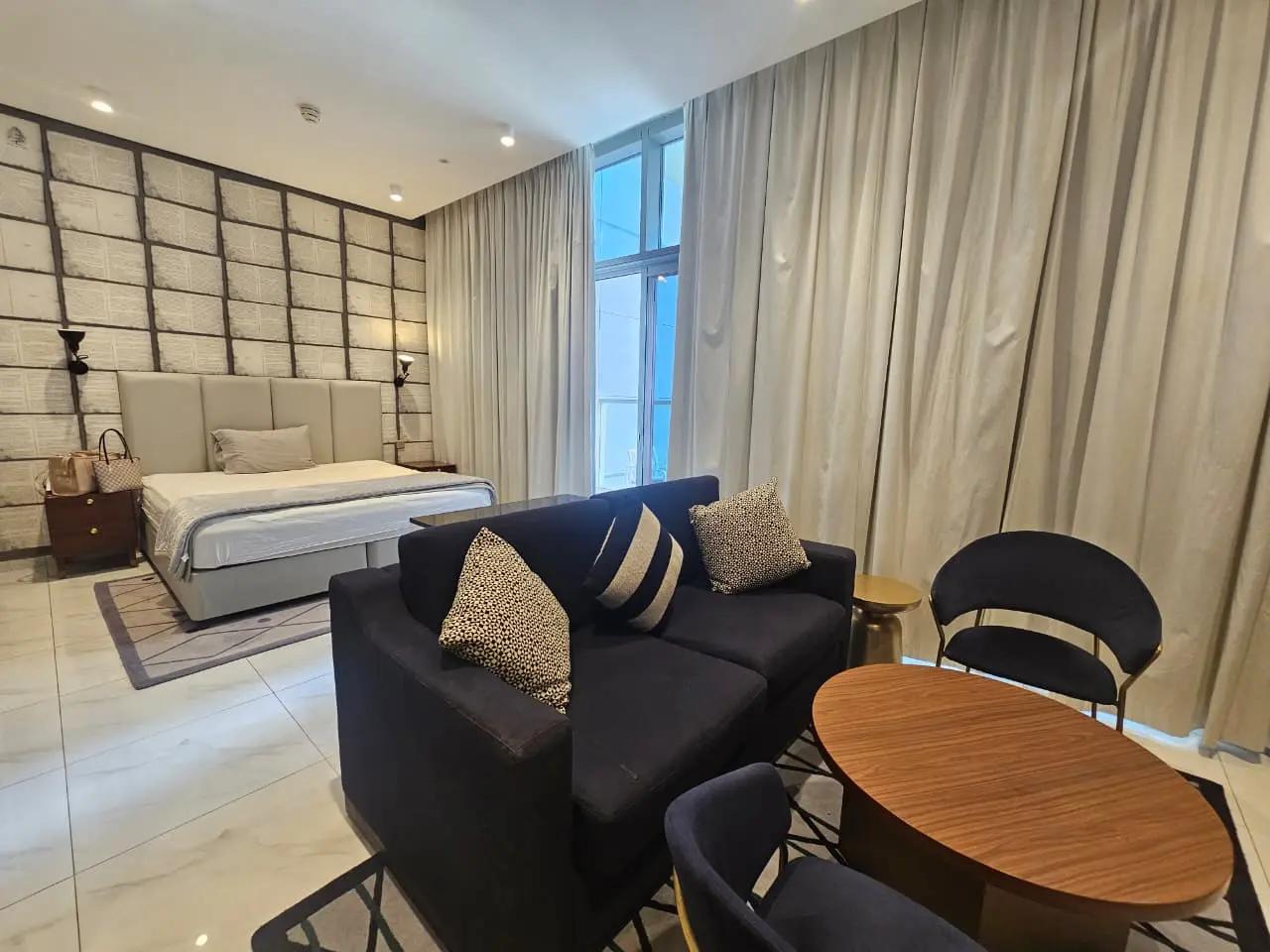 Millennium Atria Business Bay — fitted studio kitchen
