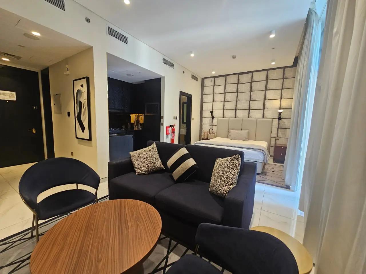 Millennium Atria Business Bay — furnished studio interior