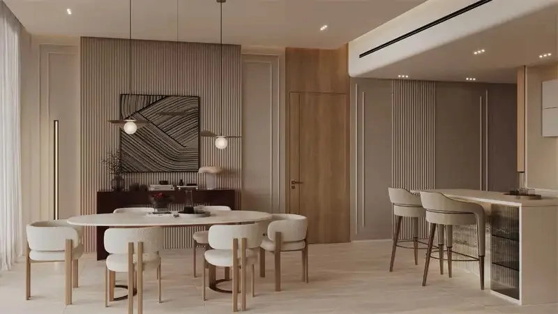 Binghatti Amberhall 2 Bedroom Apartment — dining area