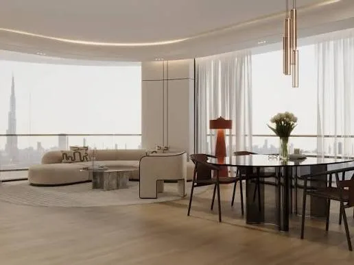 Binghatti Skyrise 1 Bedroom Apartment — sitting area