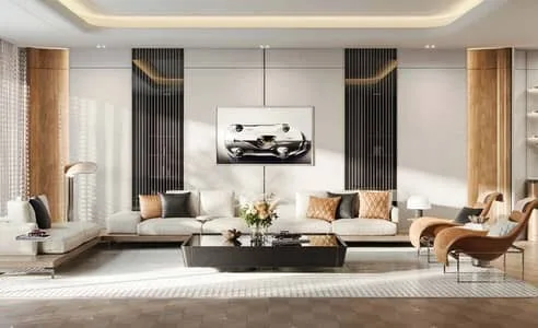 Project Maybach by Binghatti 2 Bedroom Apartment — living area