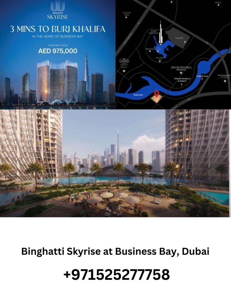 Explore Binghatti Skyrise Floor Plans and Affordable Rent Options in Business Bay, Dubai